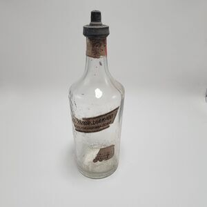 Ed Pinaud Vintage Paris Bottle ~Pinaud Elixer Shampoo~ Still Has Partial Labels